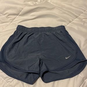 Nike athletic shorts blue